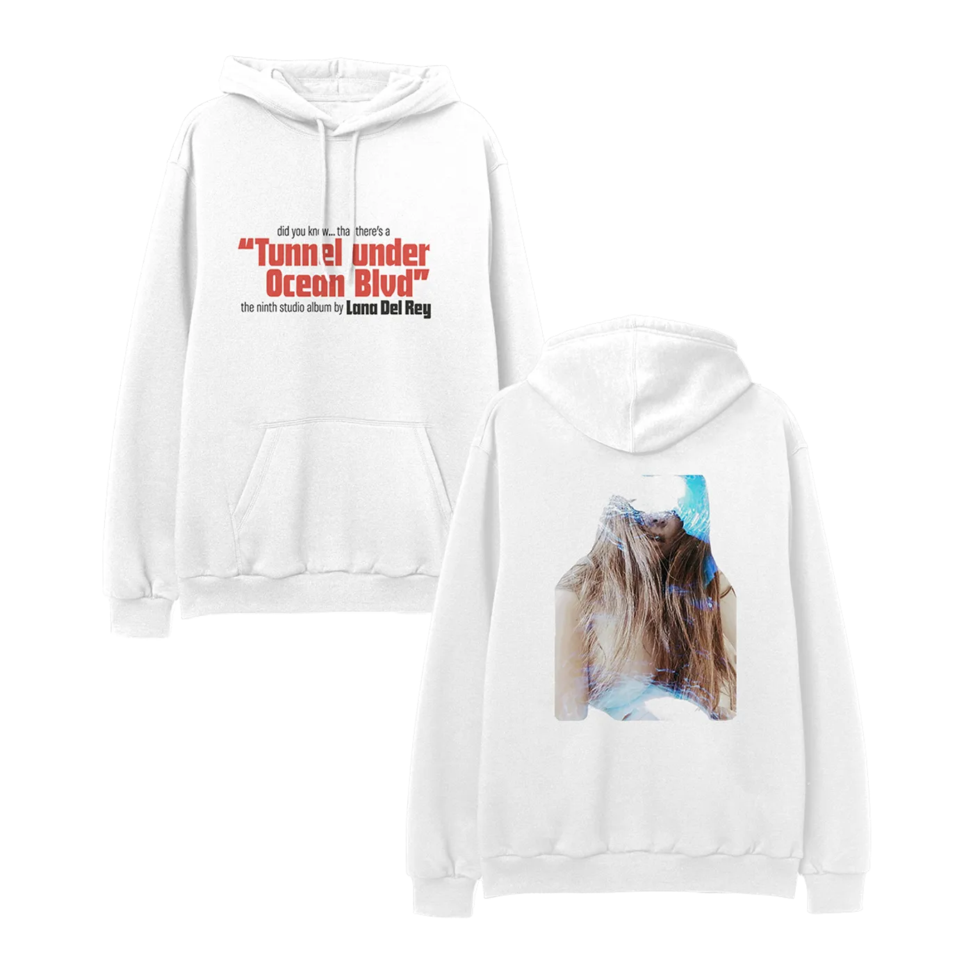 Lana Del Rey Under Ocean Hoodie - White
