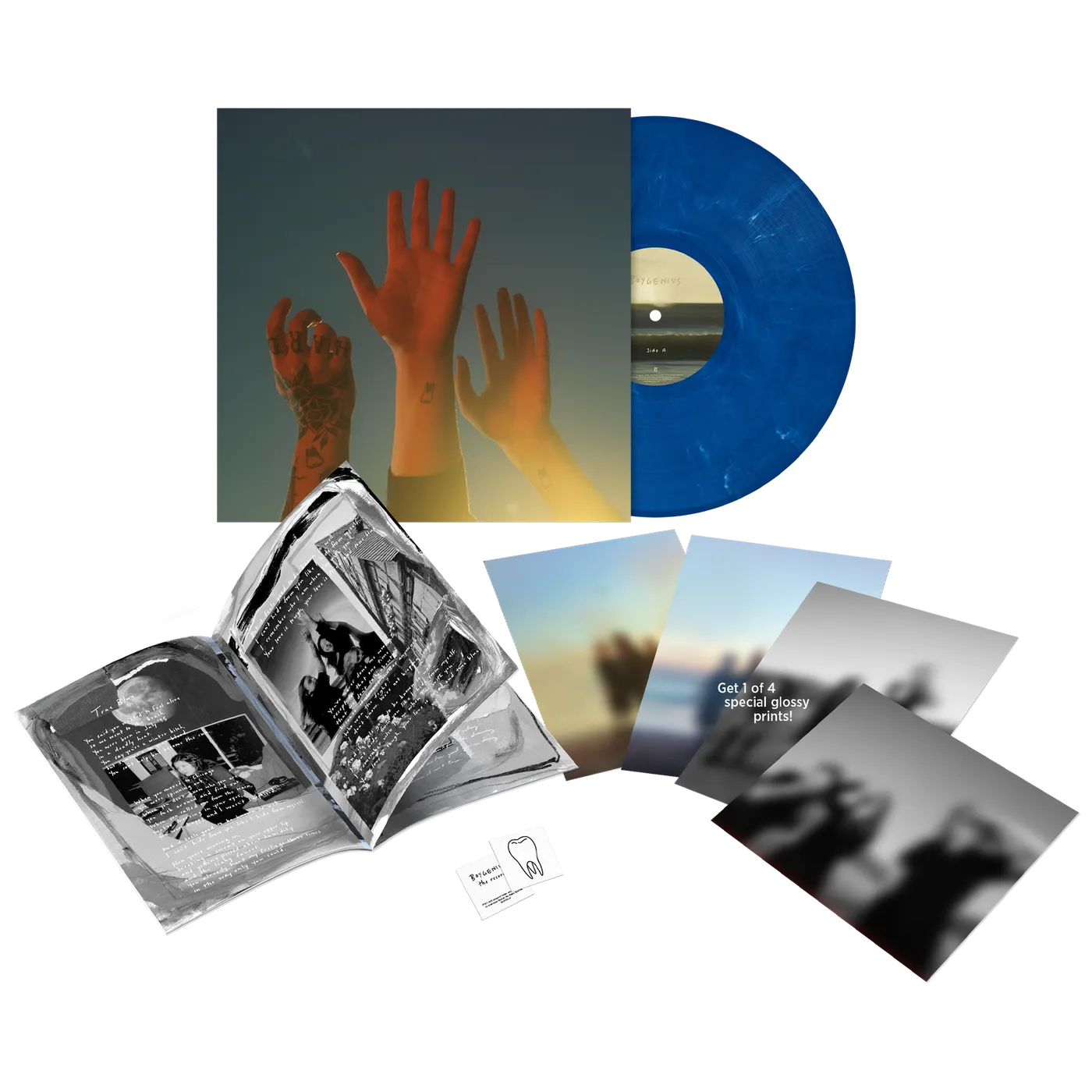 boygenius the record vinyl lp [ltd-edition blue jay vinyl]