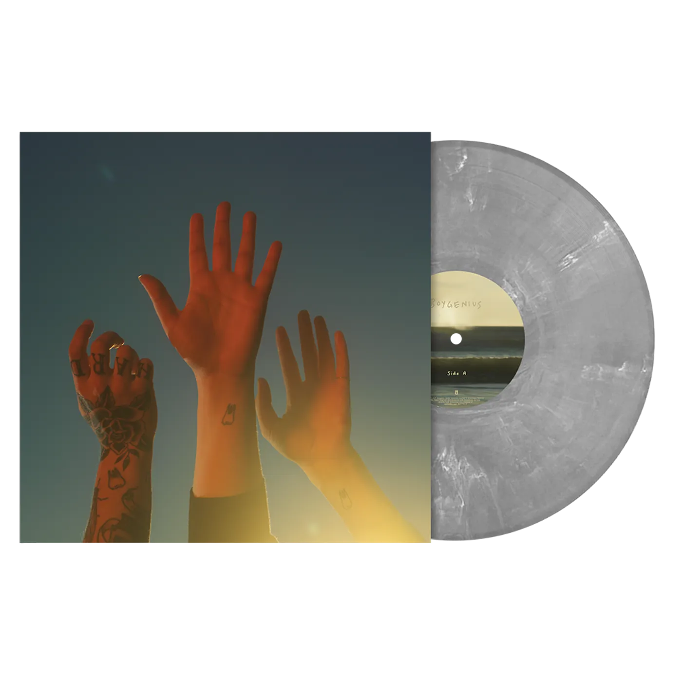 boygenius the record vinyl lp [ltd-edition silver vinyl]