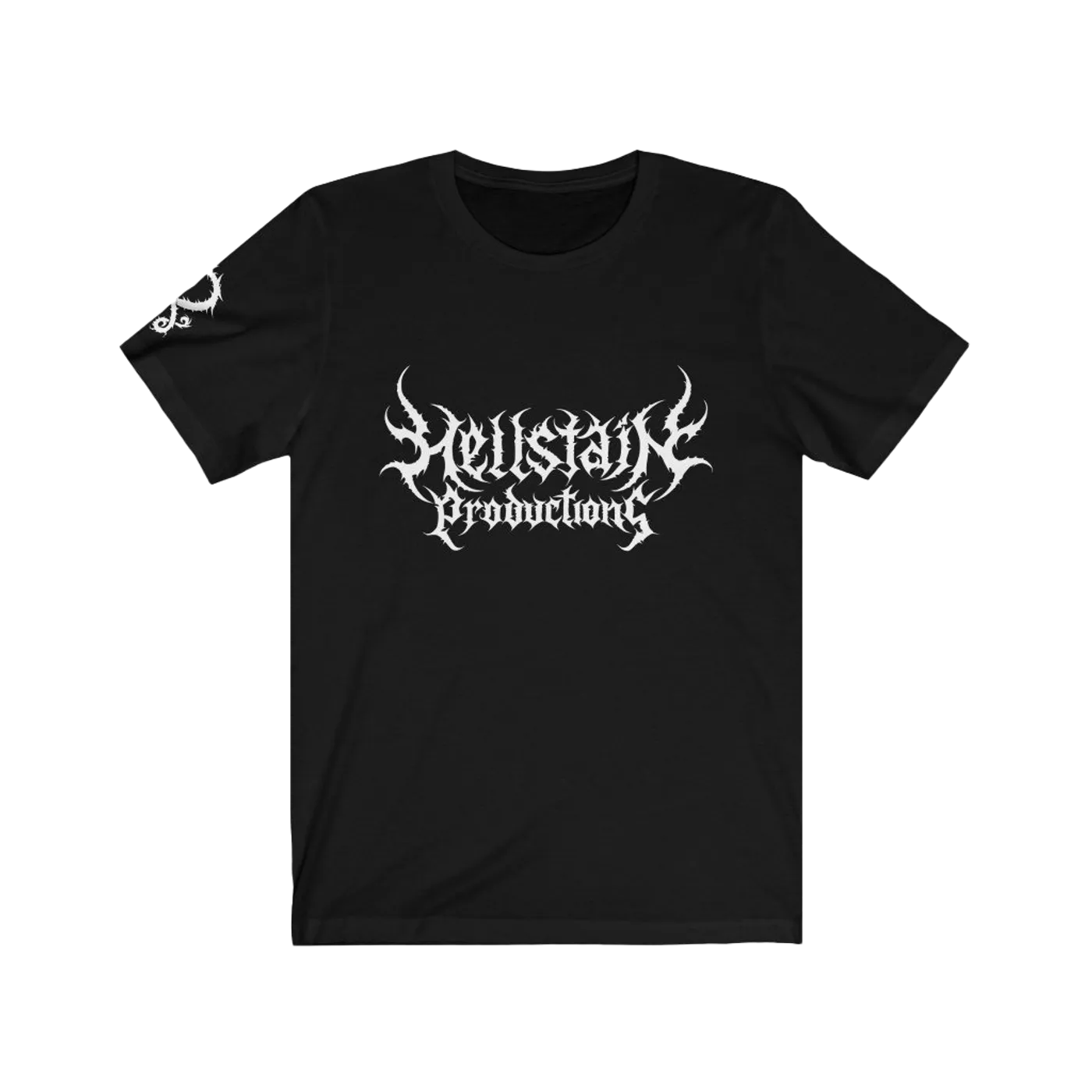 Hellstain Productions Front & Back Logo Tee