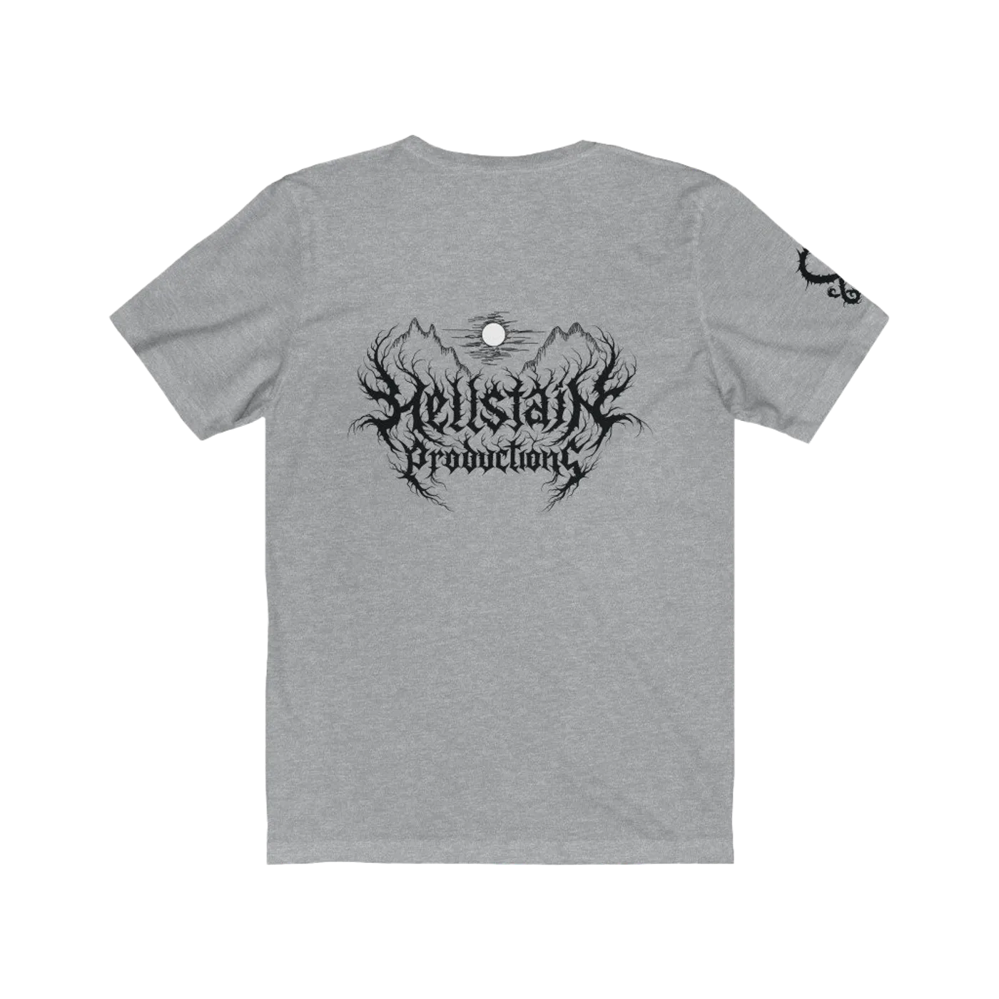 Hellstain Productions Front & Back Logo Tee