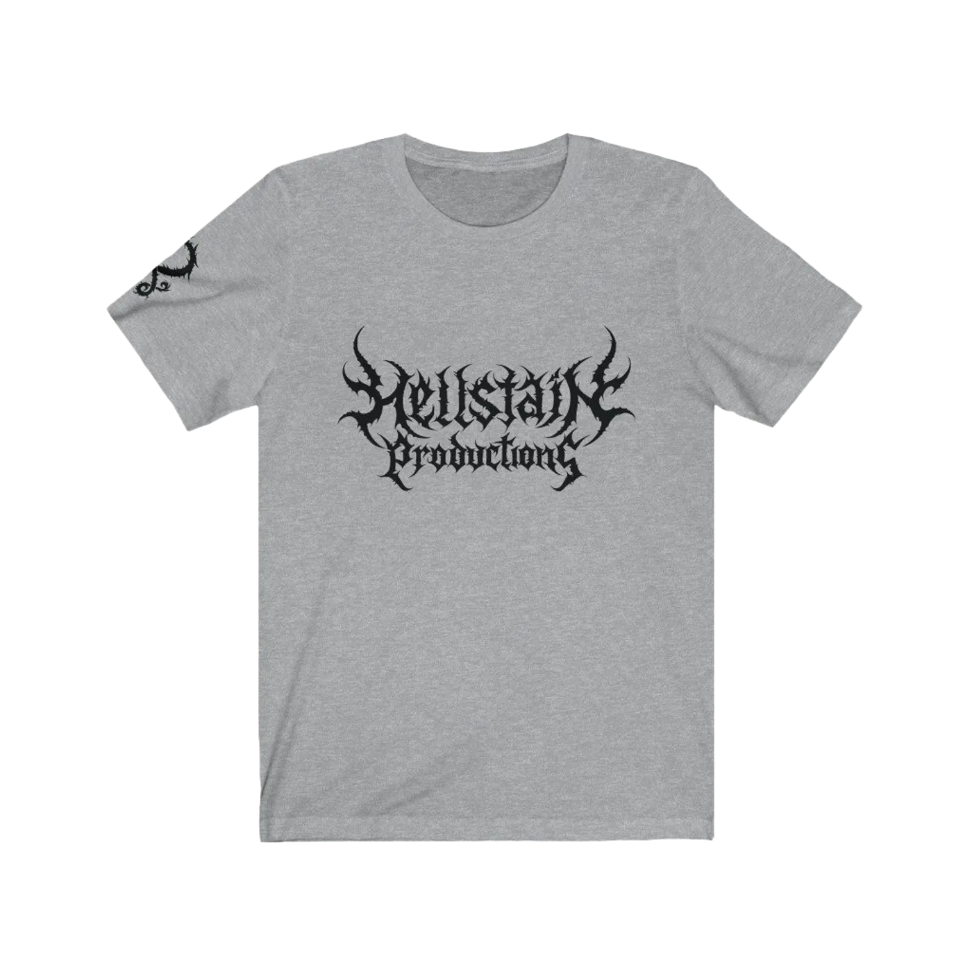 Hellstain Productions Front & Back Logo Tee