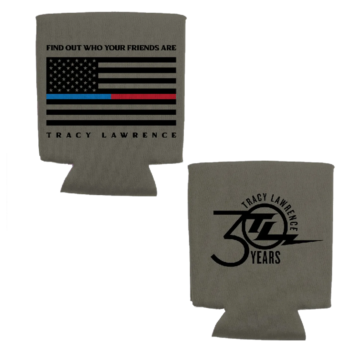 Tracy Lawrence Grey First Responders Coolie