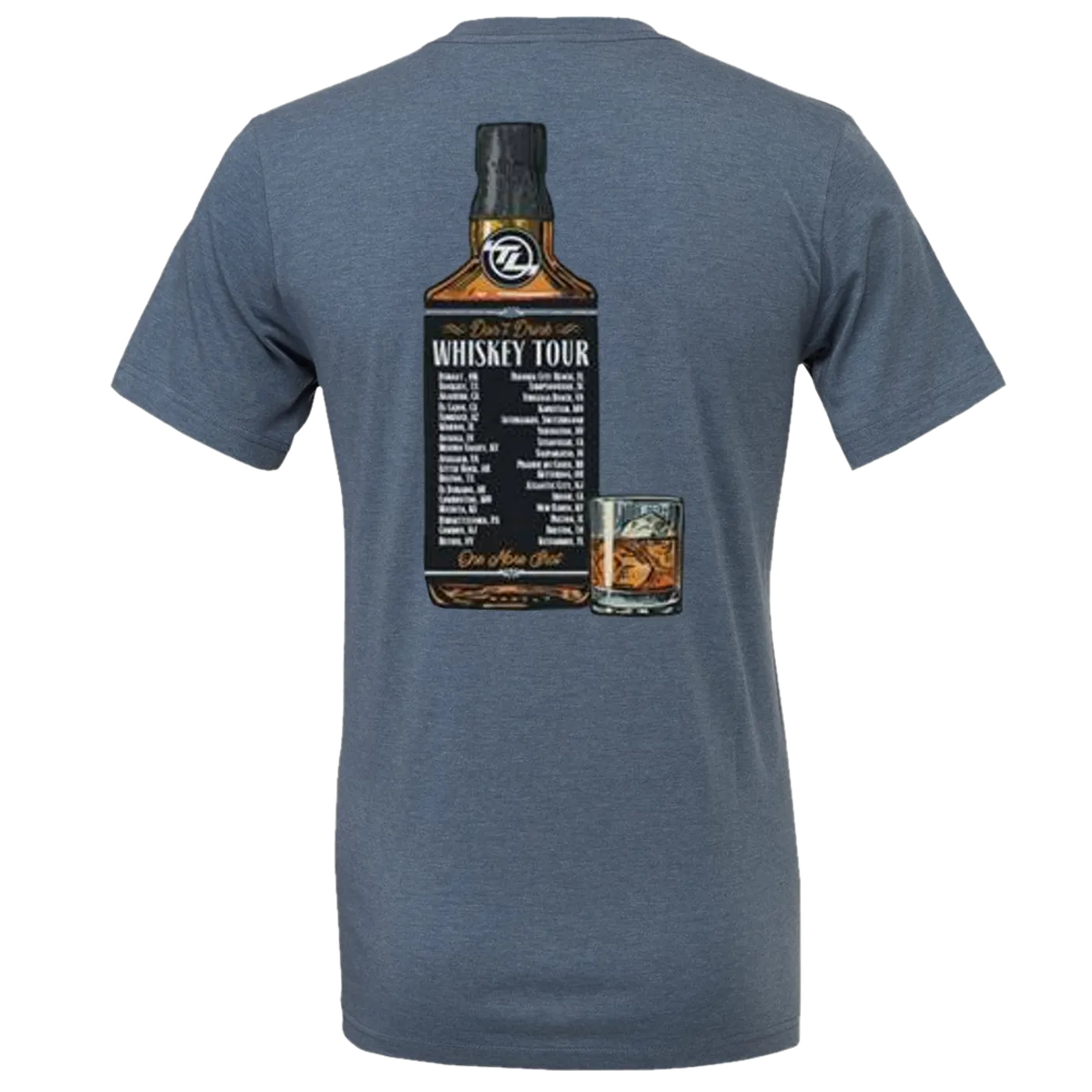 Tracy Lawrence Heather Slate Whiskey Tour Tee