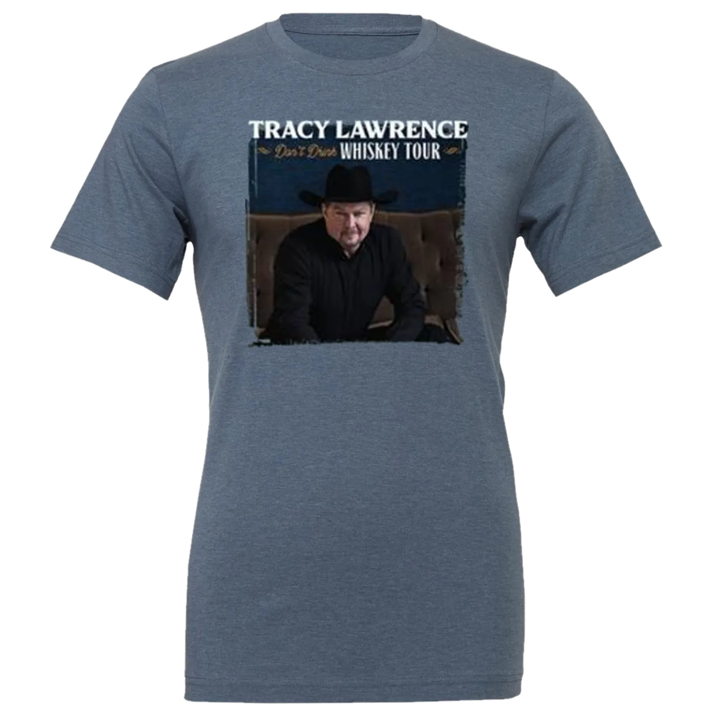 Tracy Lawrence Heather Slate Whiskey Tour Tee