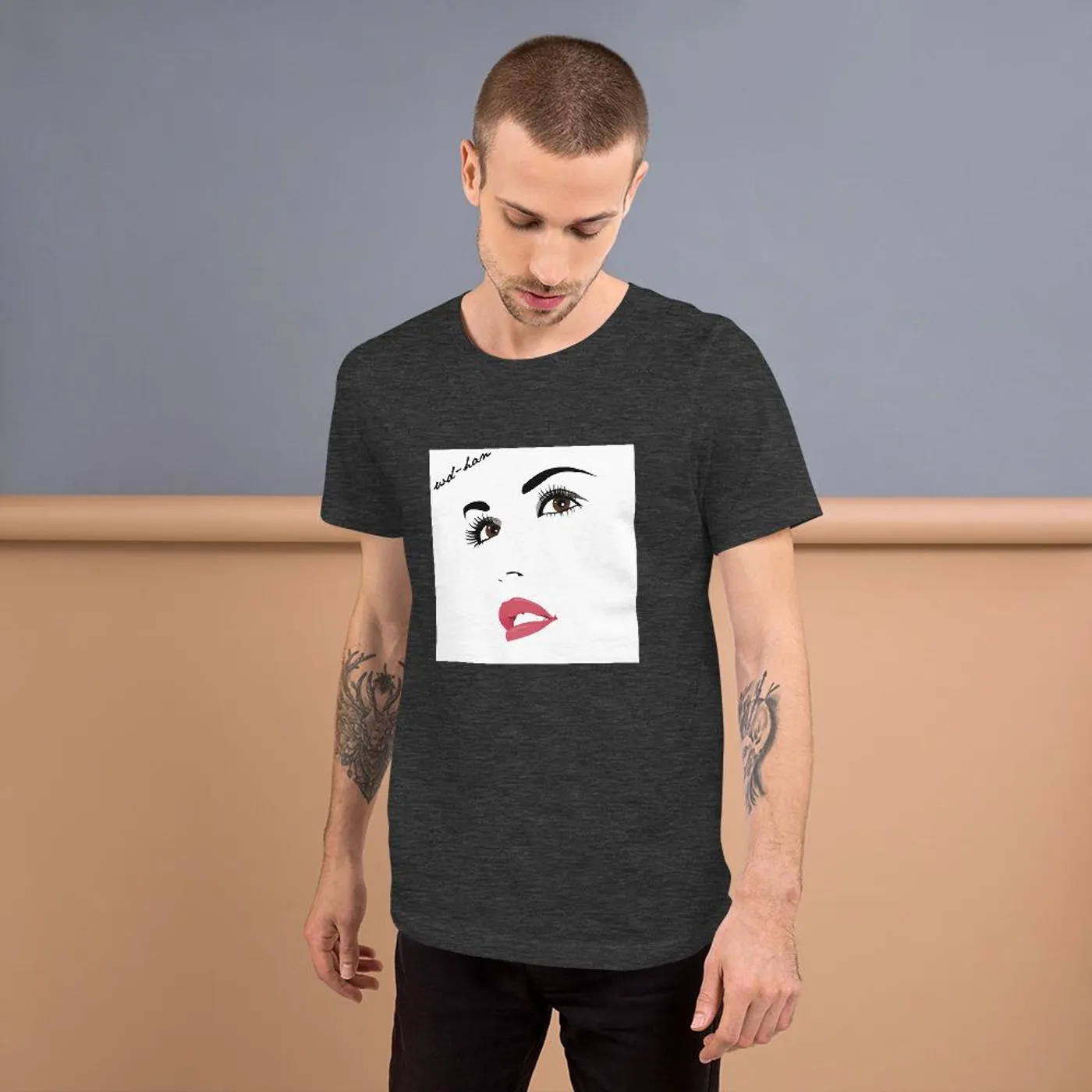 WD-HAN 'Red Sun' Men's Tee - Crew-Neck