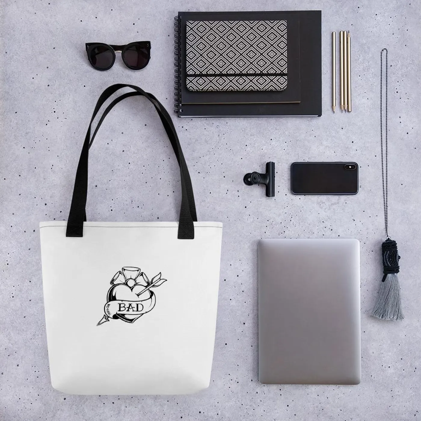 WD-HAN 'BAD' Tote Bag