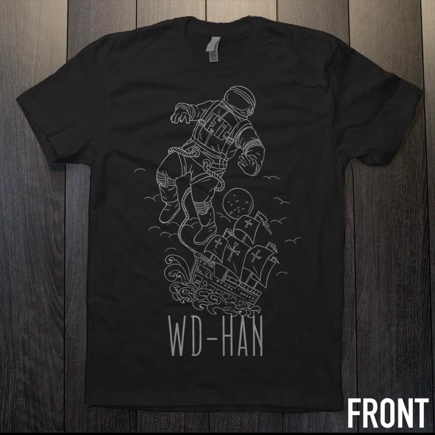 WD-HAN 'Spaceman' Unisex Tee - Crew Neck