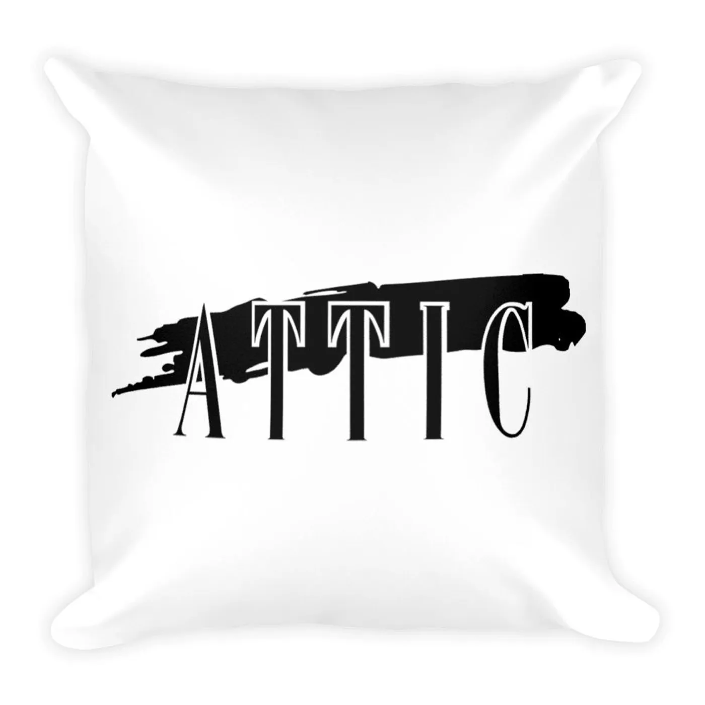Attic Records Square Pillow