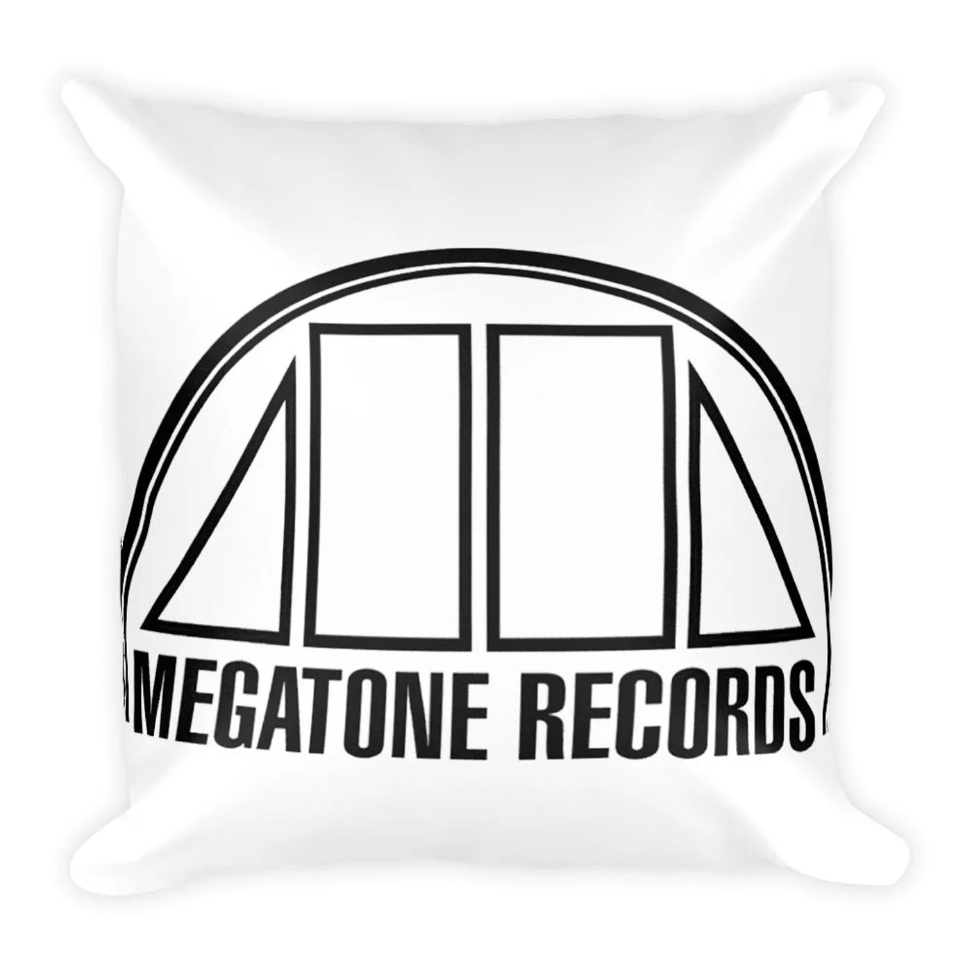 Megatone Records Square Pillow