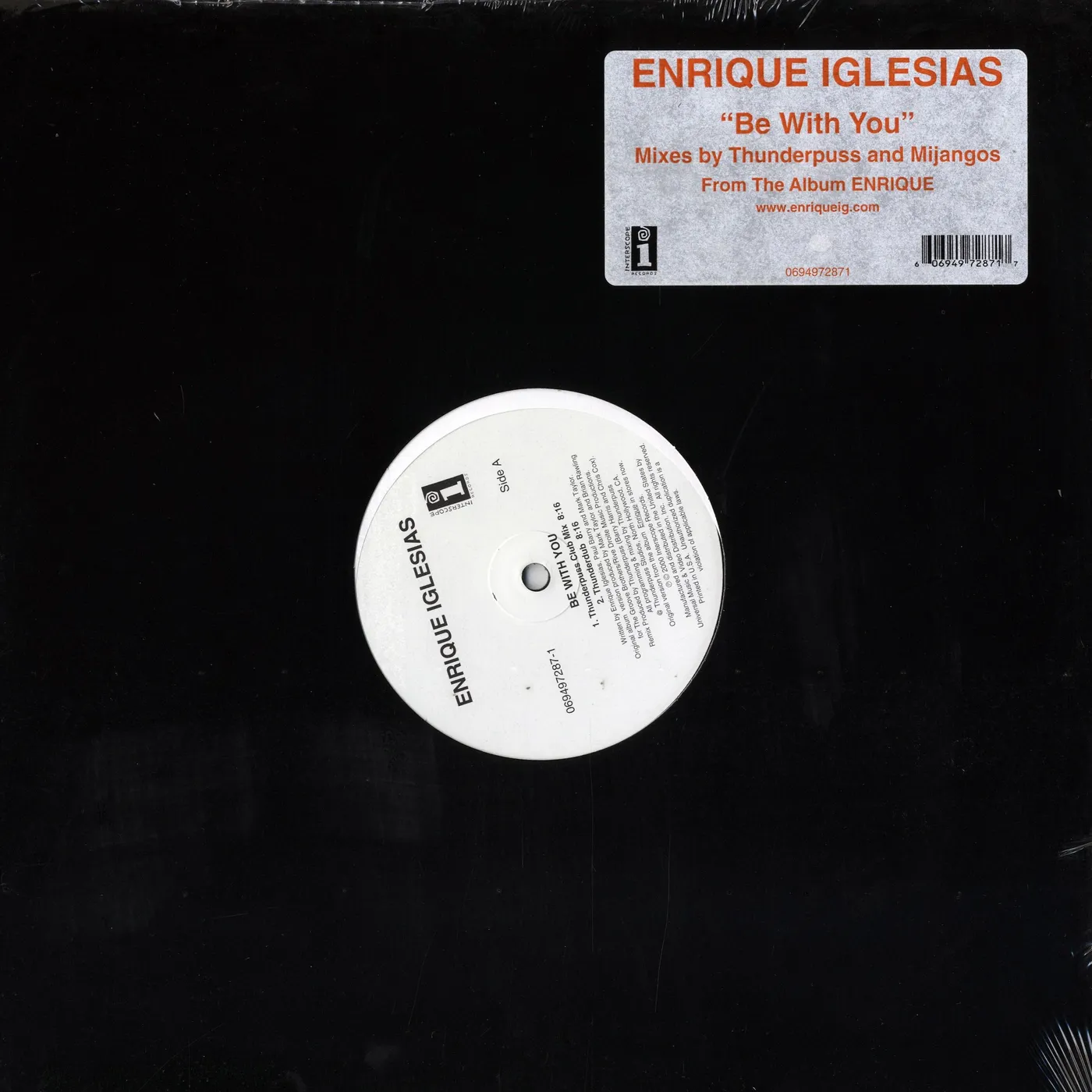 Enrique Iglesias - Be With You (Remixes) [12" Vinyl]