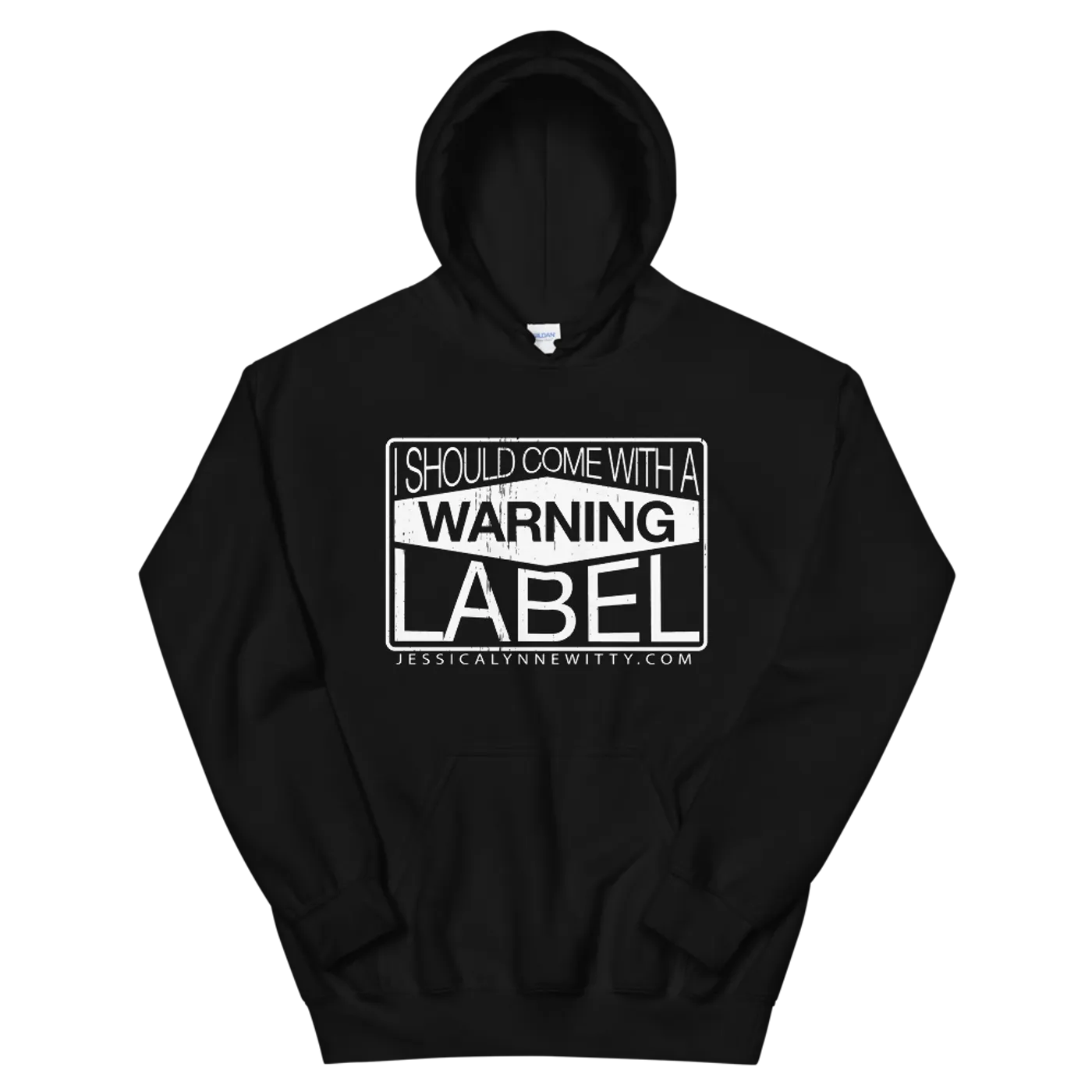 Jessica Lynne Witty I Should Come With A Warning Label Unisex Hoodie