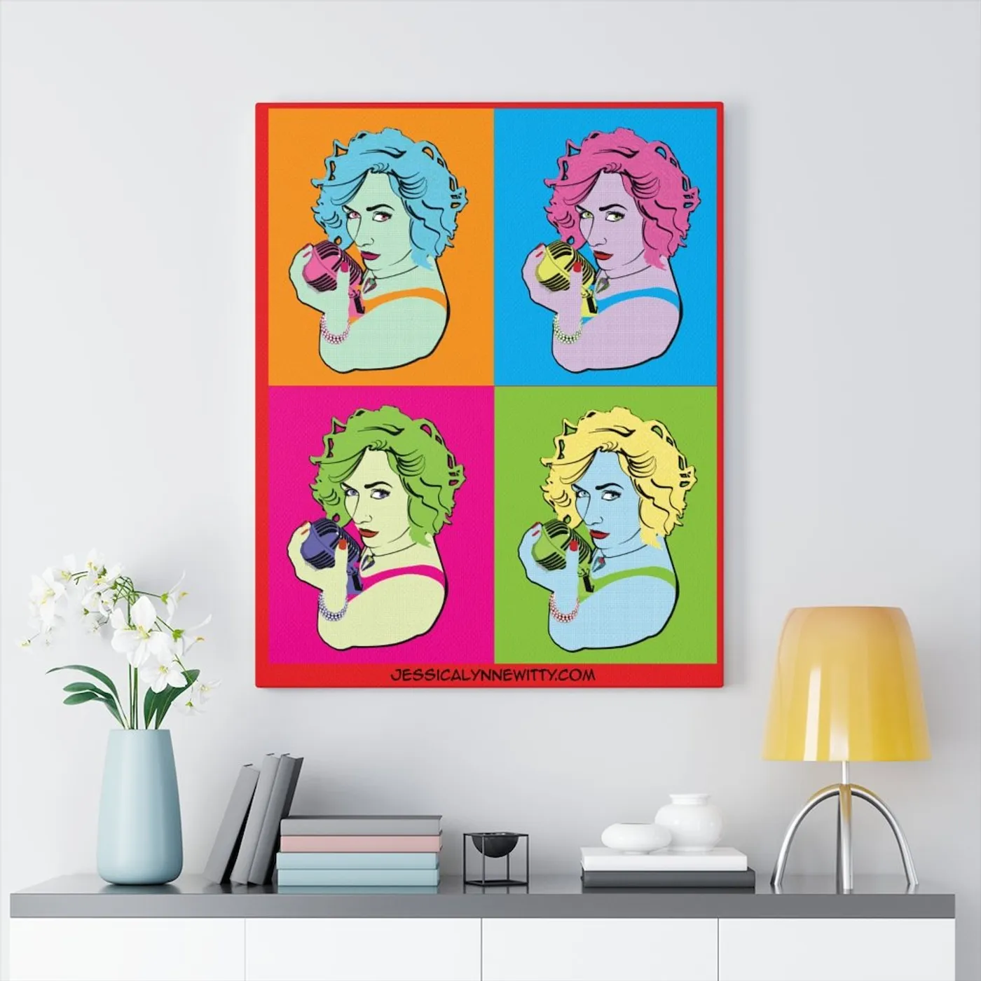 Jessica Lynne Witty "Warhol Style" Art on Canvas Gallery Wraps