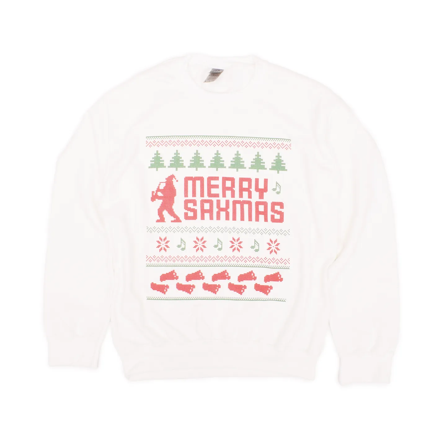 Saxsquatch Saxmas Sweater