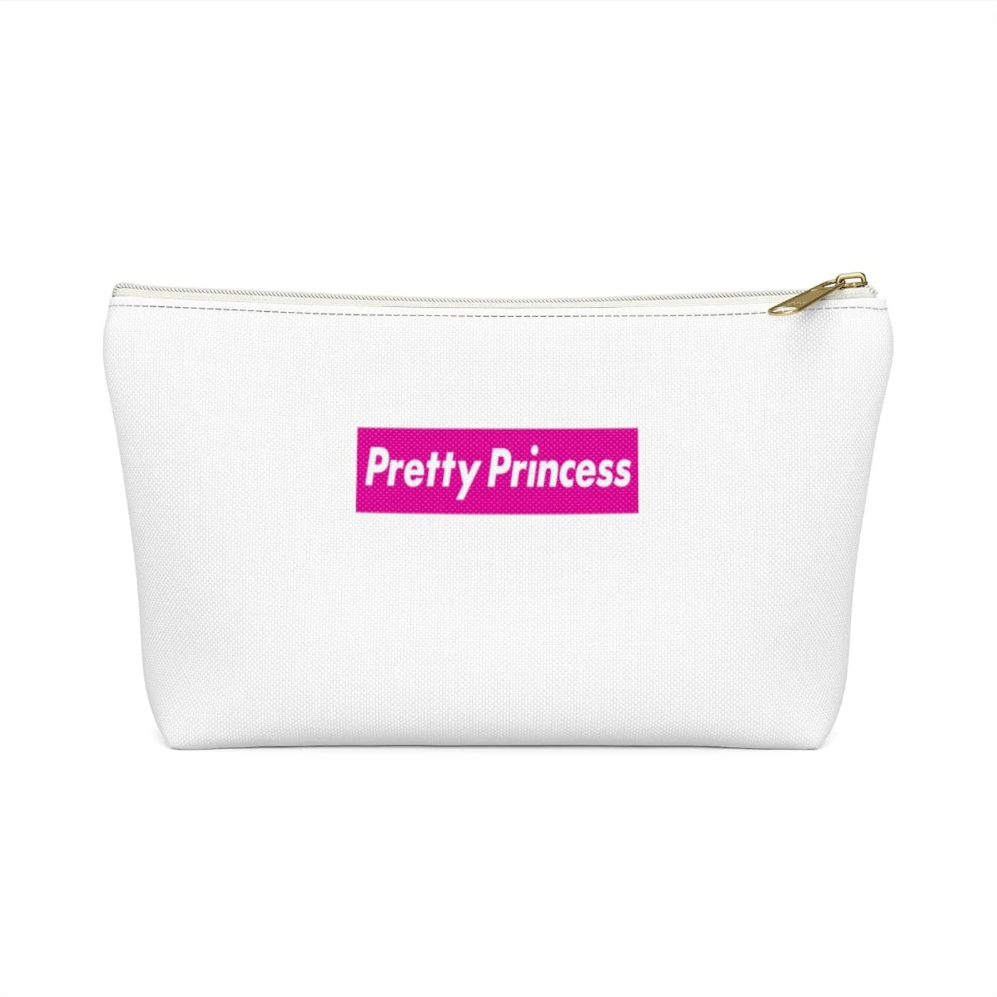 Shitty Princess Accessory Pouch w T-bottom Pretty Princess Pink Logo