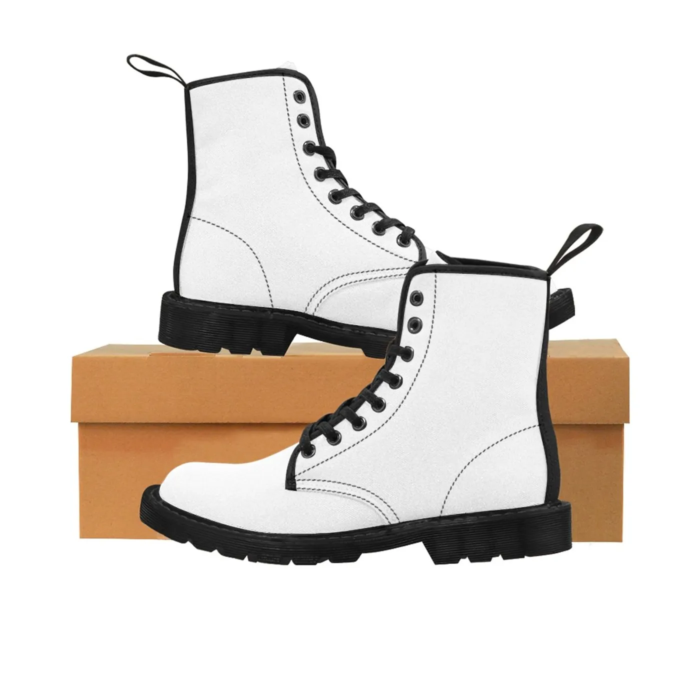 Shitty Princess Martin Boots in Pretty Princess Pink Logo