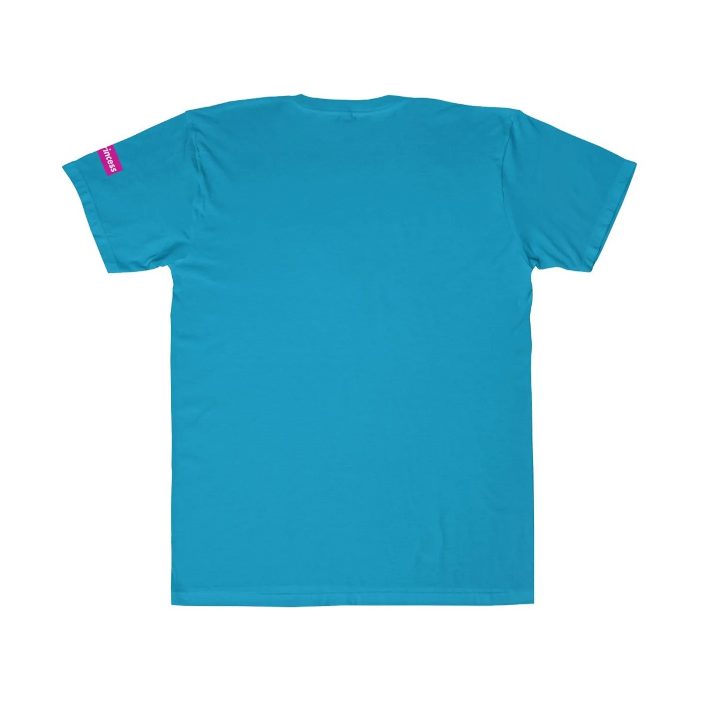 Shitty Princess Unisex Fitted Tee in Pretty Princess Pink Logo