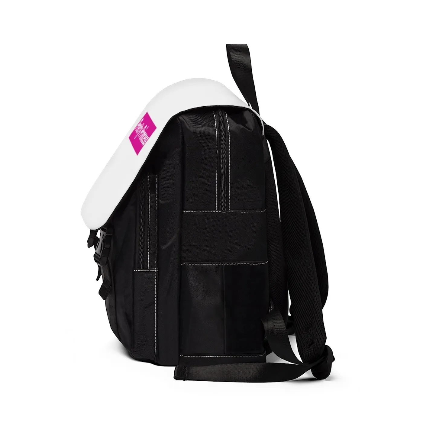 Shitty Princess Casual Shoulder Backpack in Pink Pretty Princess Logo