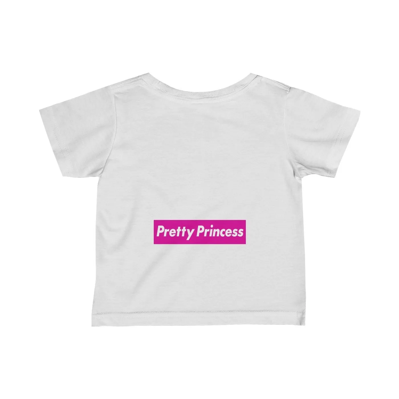 Shitty Princess Dog's Fine Jersey Tee in Pretty Princess Pink Logo