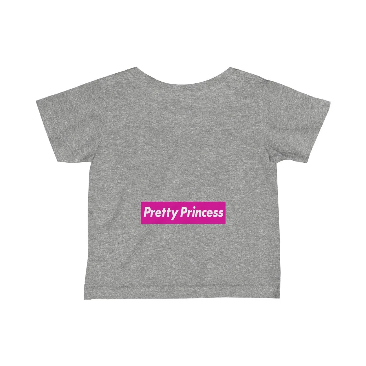 Shitty Princess Dog's Fine Jersey Tee in Pretty Princess Pink Logo