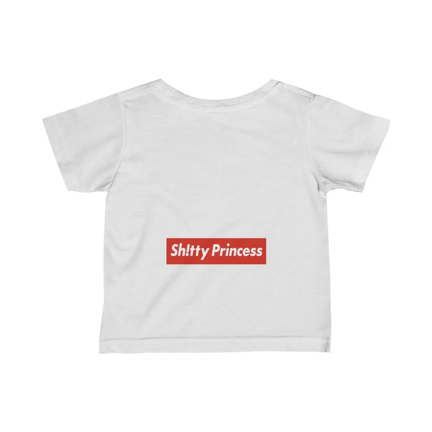 Dog's Fine Jersey Tee in Shitty Princess Red Logo