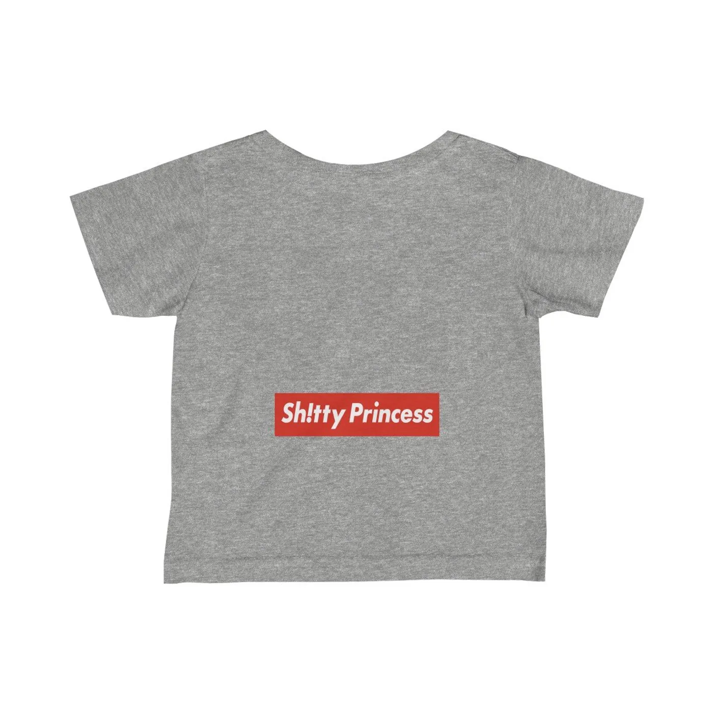 Dog's Fine Jersey Tee in Shitty Princess Red Logo