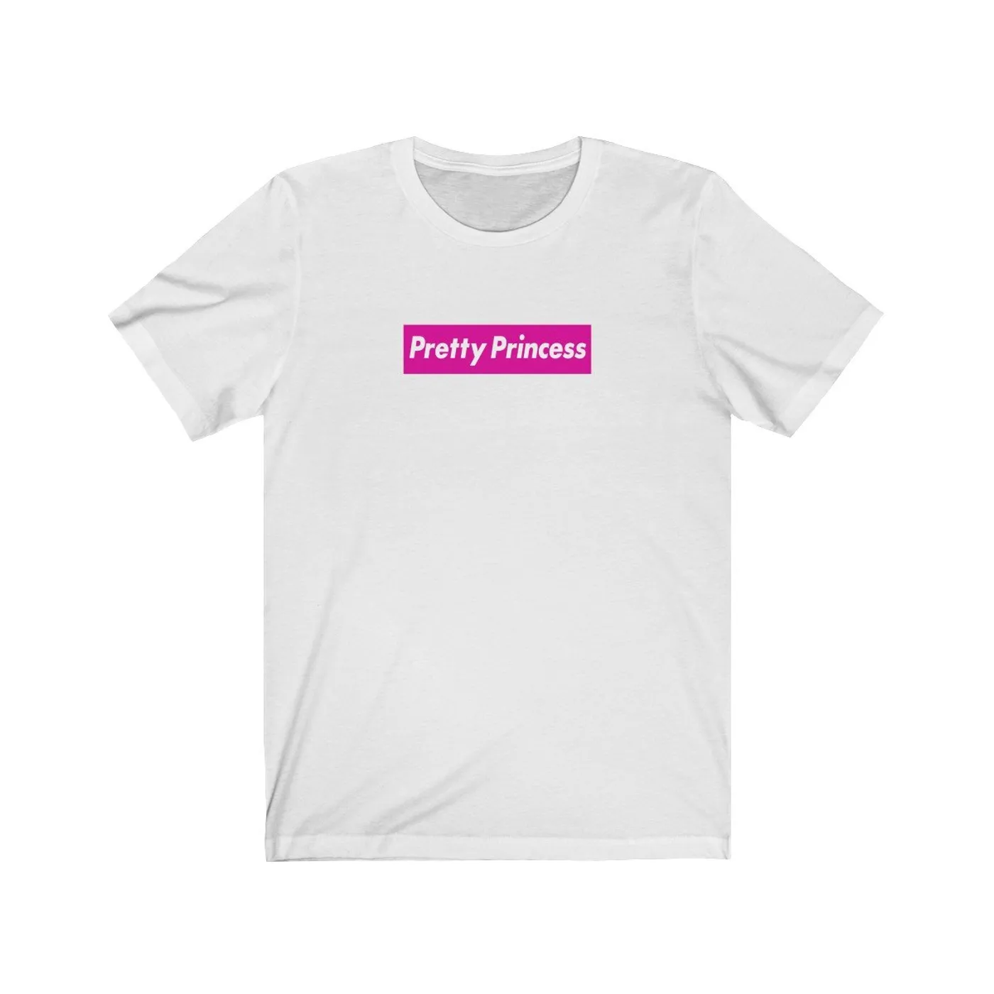 Shitty Princess Unisex Jersey Short Sleeve Tee in Pretty Princess Pink