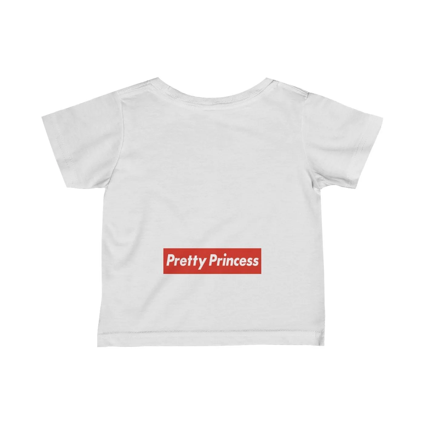Shitty Princess Dog's Fine Jersey Tee in Pretty Princess Red Logo