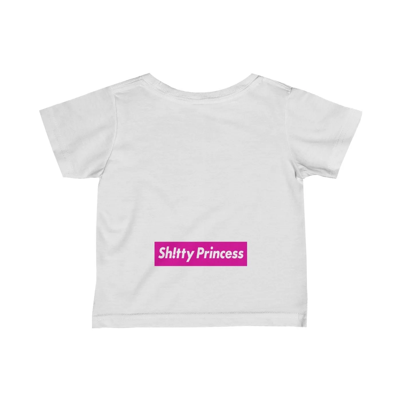 Dog's Fine Jersey Tee in Shitty Princess Pink Logo