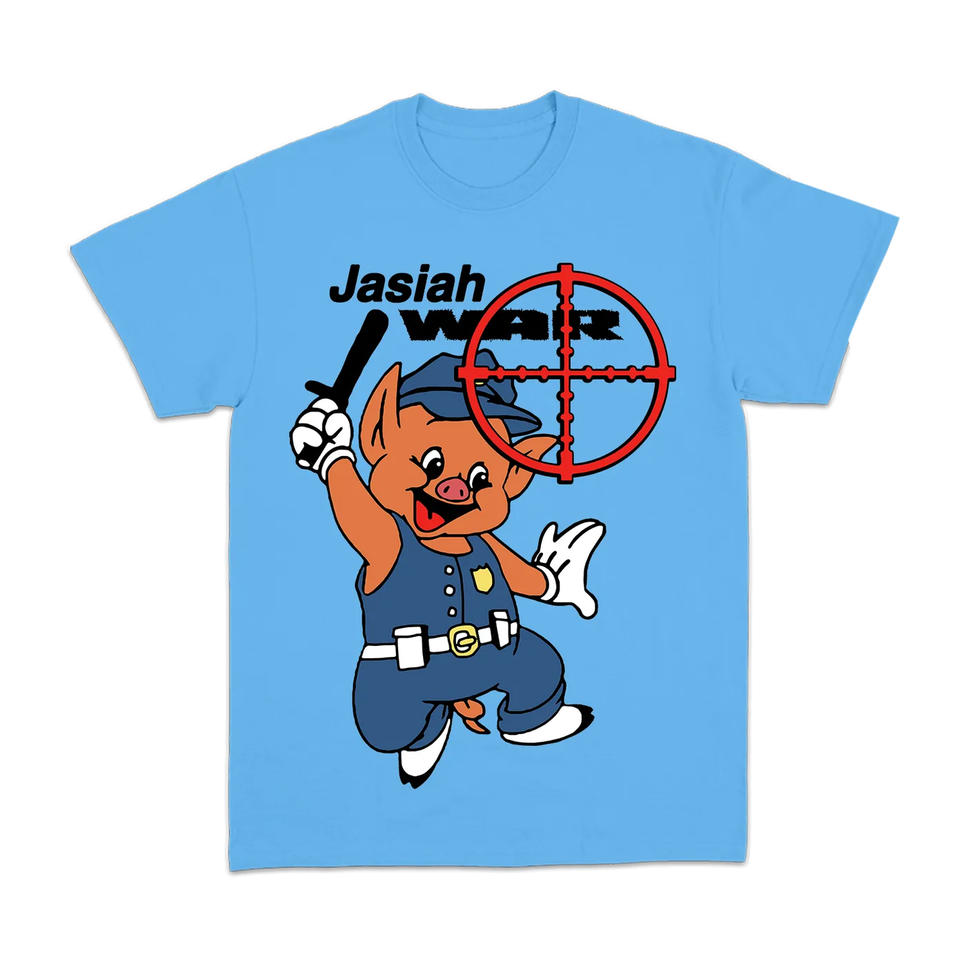 Jasiah War Porky Blue Tee