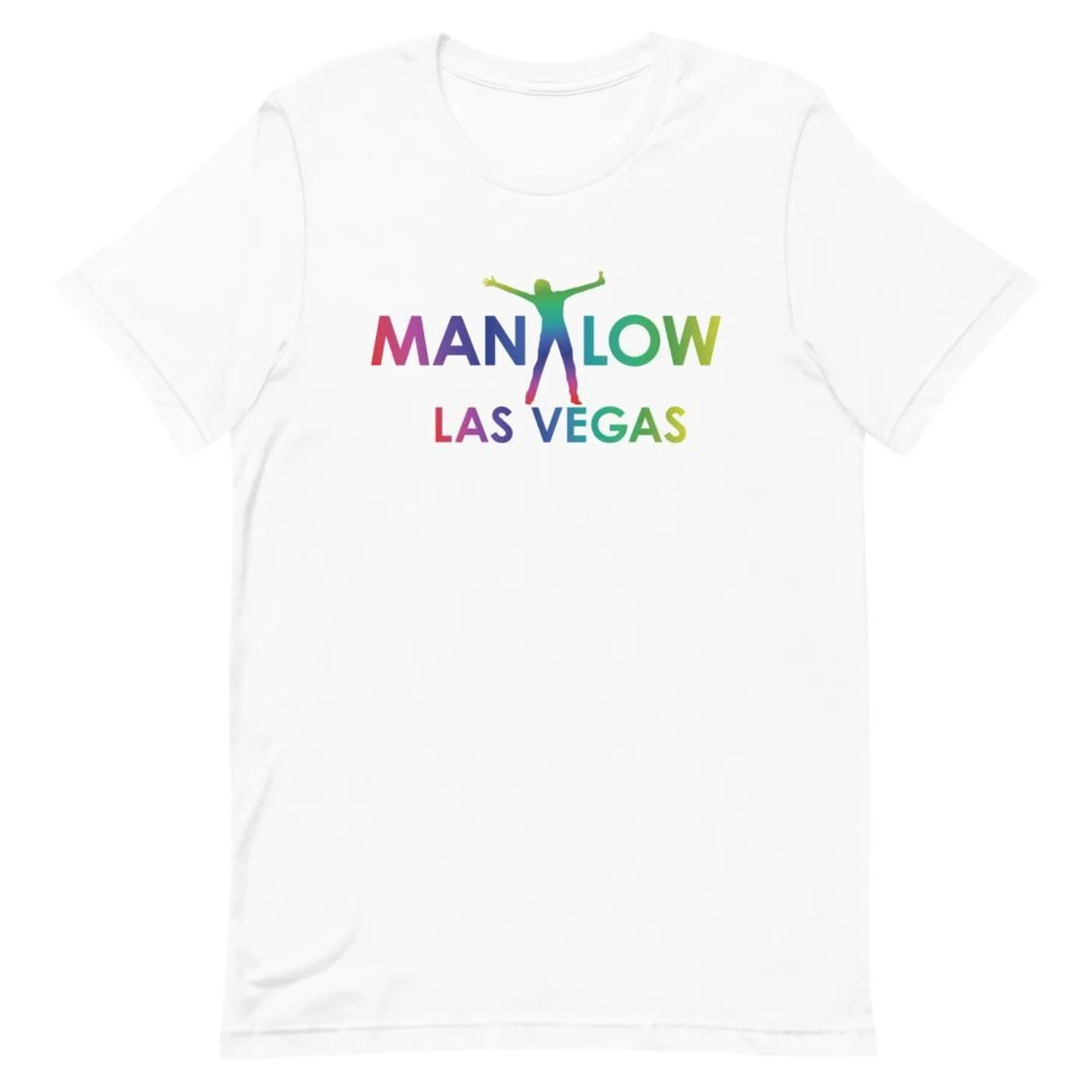 Barry Manilow MANILOW Las Vegas Rainbow Tee