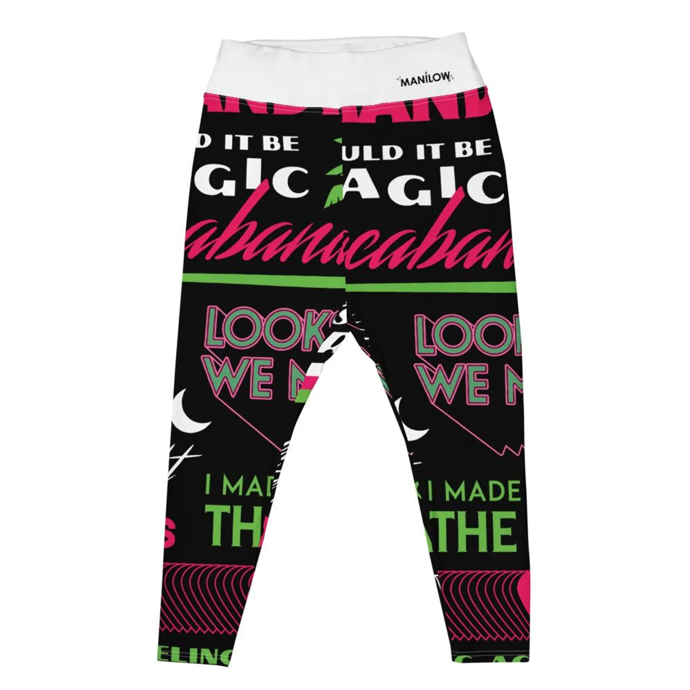 Barry Manilow MANILOW Titles Plus Size Leggings