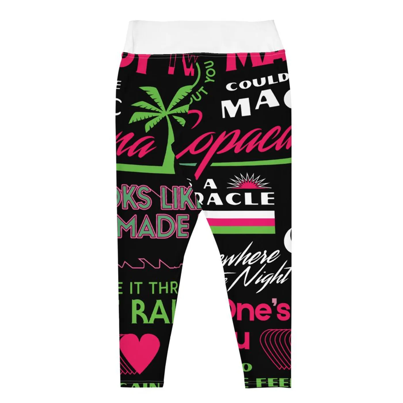 Barry Manilow MANILOW Titles Plus Size Leggings