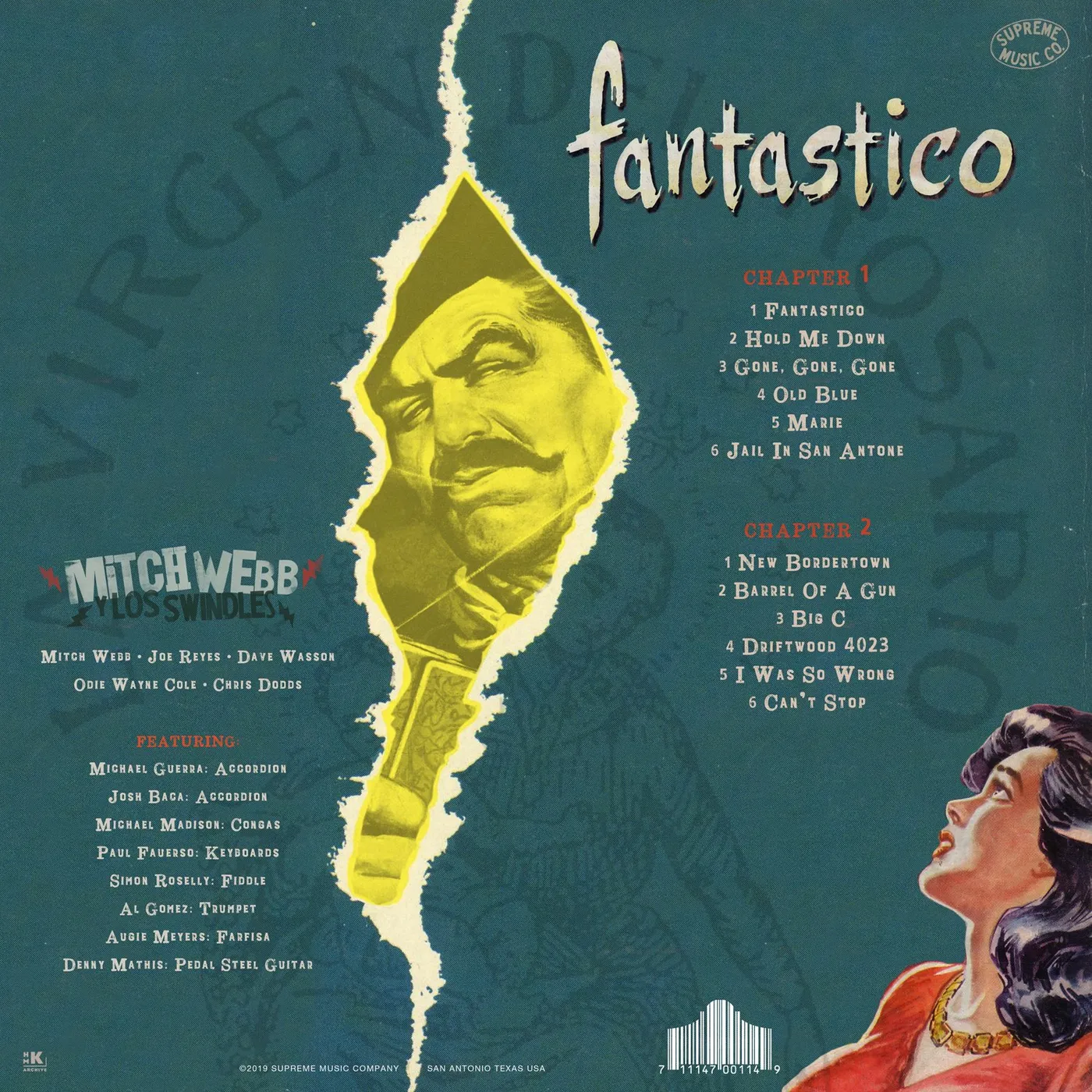 Mitch Webb and the Swindles Fantastico Vinyl