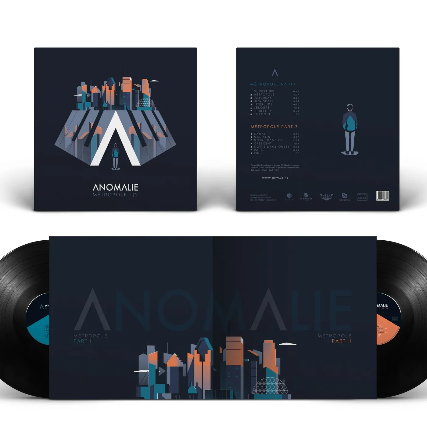 "Metropole I & II" - Double Vinyl Album - ANOMALIE