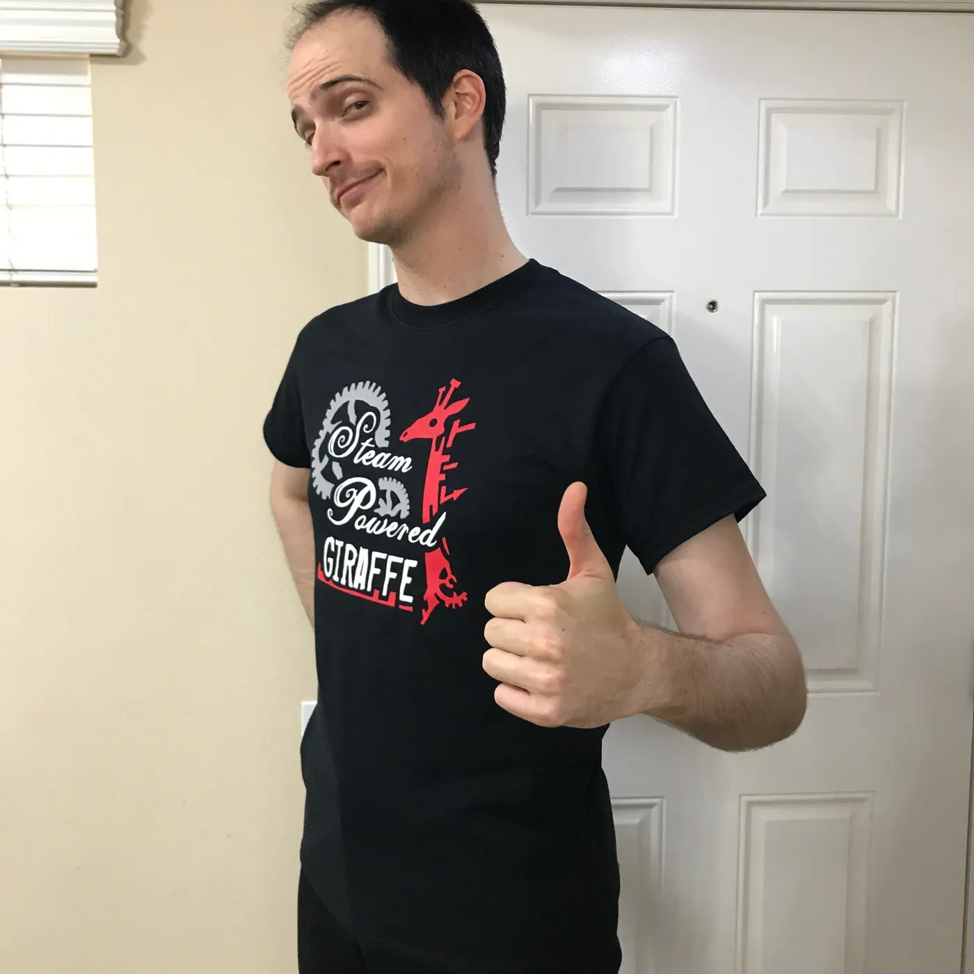 Steam Powered Giraffe Logo T-Shirt (Screen Printed)