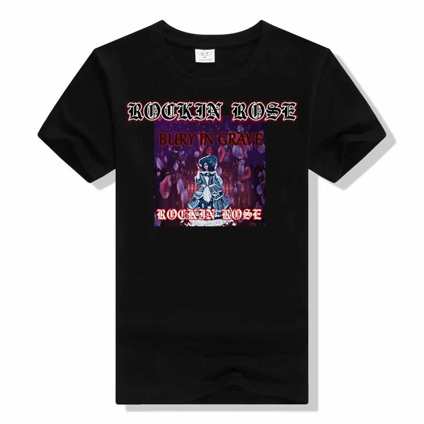 T Shirt|Rockin Rose Bury In Grave T-Shirt