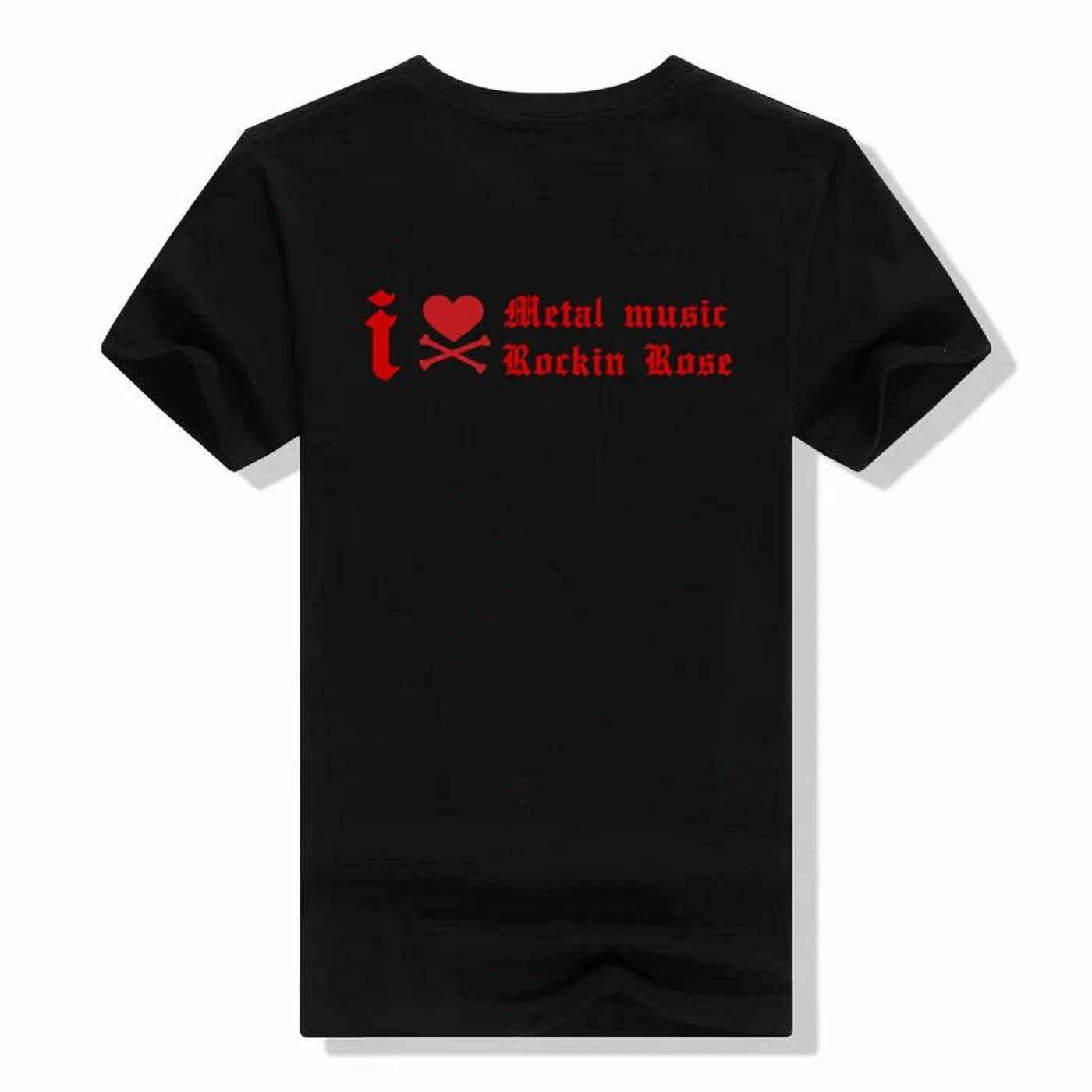 Rockin Rose Metal Music T-Shirt