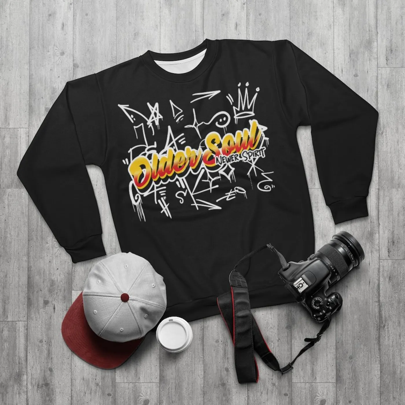 Phenix Red Unisex "Older Soul, Newer Spirit" Sweatshirt