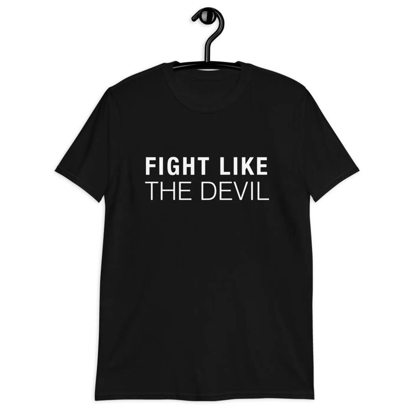 Onlap T-shirt Fight Like the Devil noir
