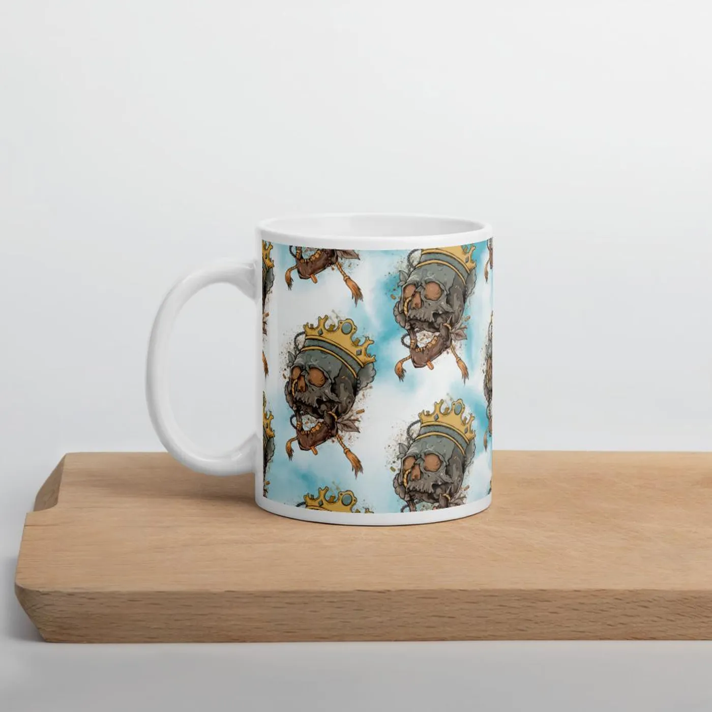 Onlap Mug Cranes Couronnés