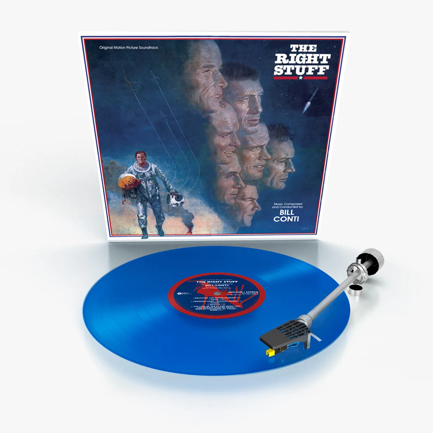 Bill Conti Right Stuff, The (Transparent Blue Vinyl)