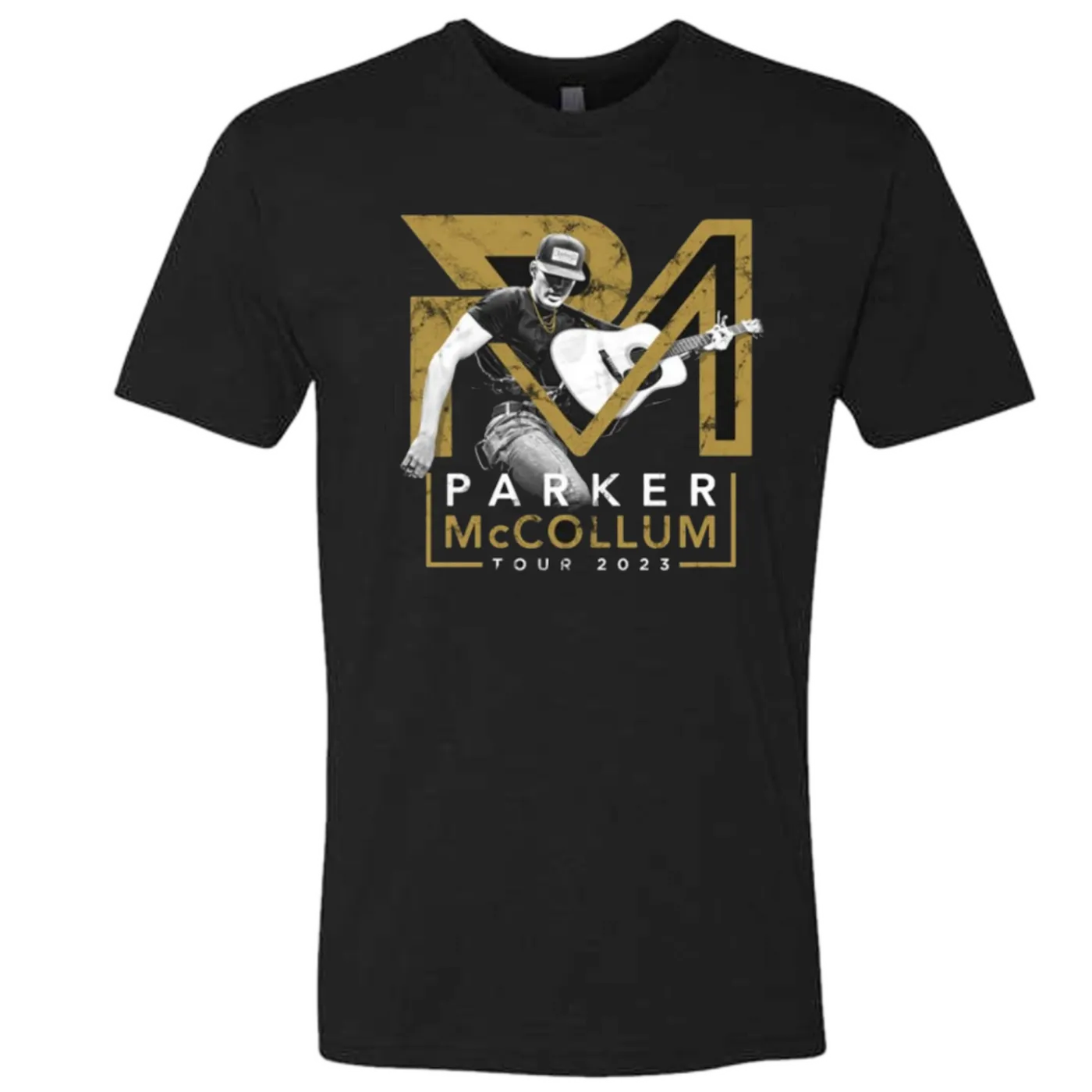 Parker McCollum 2023 Gold Chain Cowboy Tour Tee
