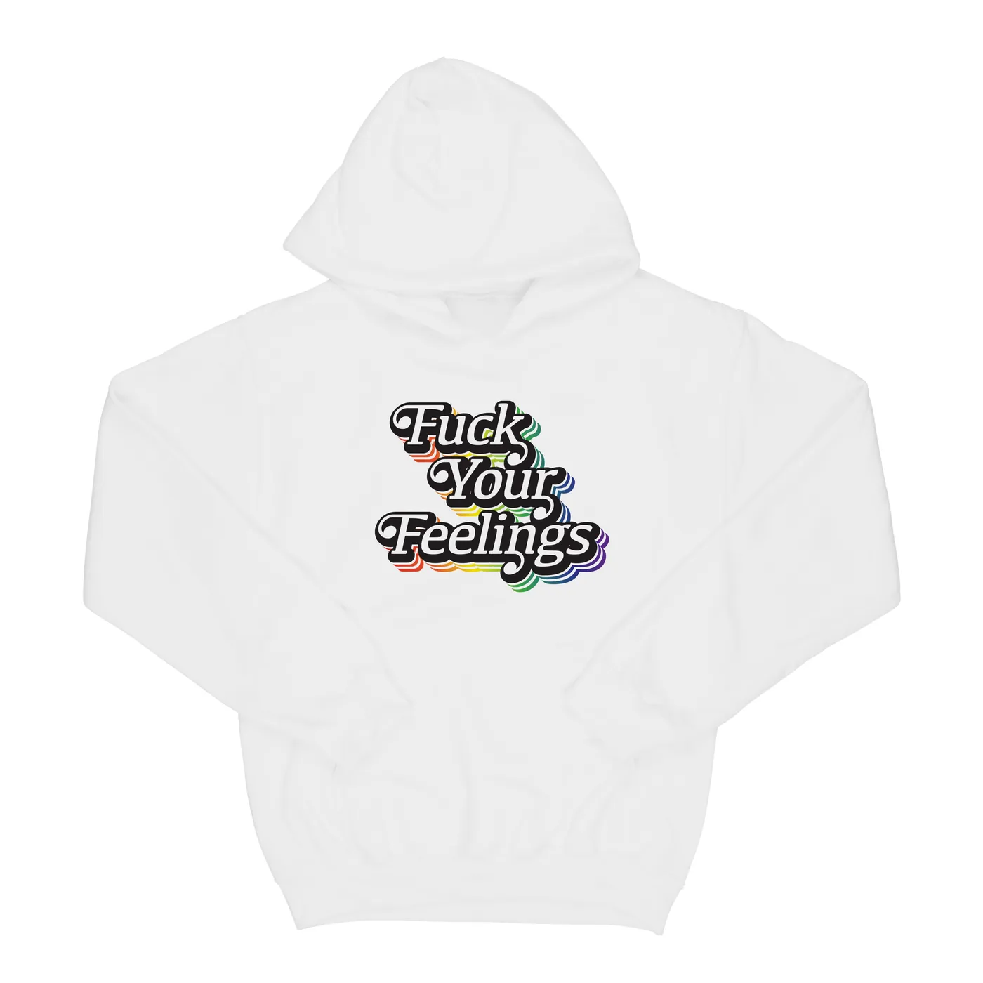 Amanda Perez F*** Your Feelings "White" Hoodie