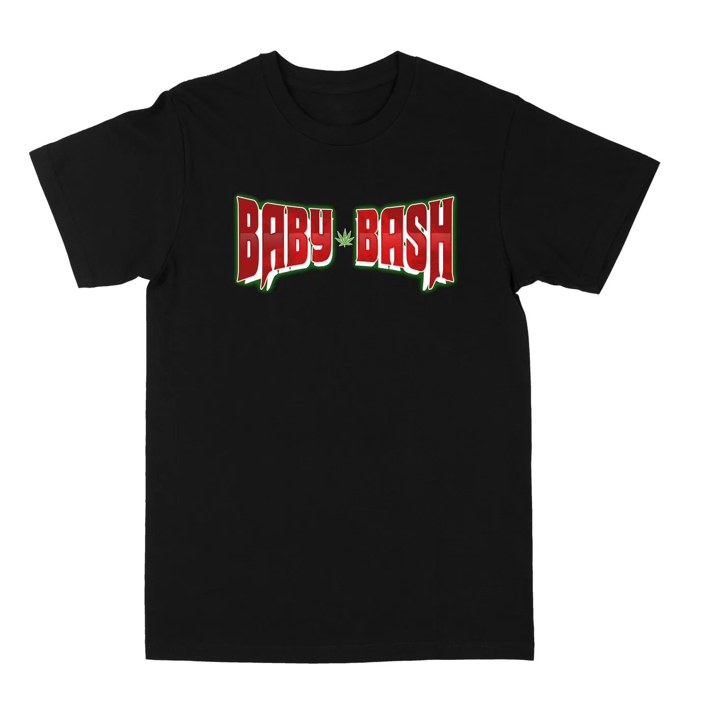 Baby Bash Smoke Logo "Black" Tee