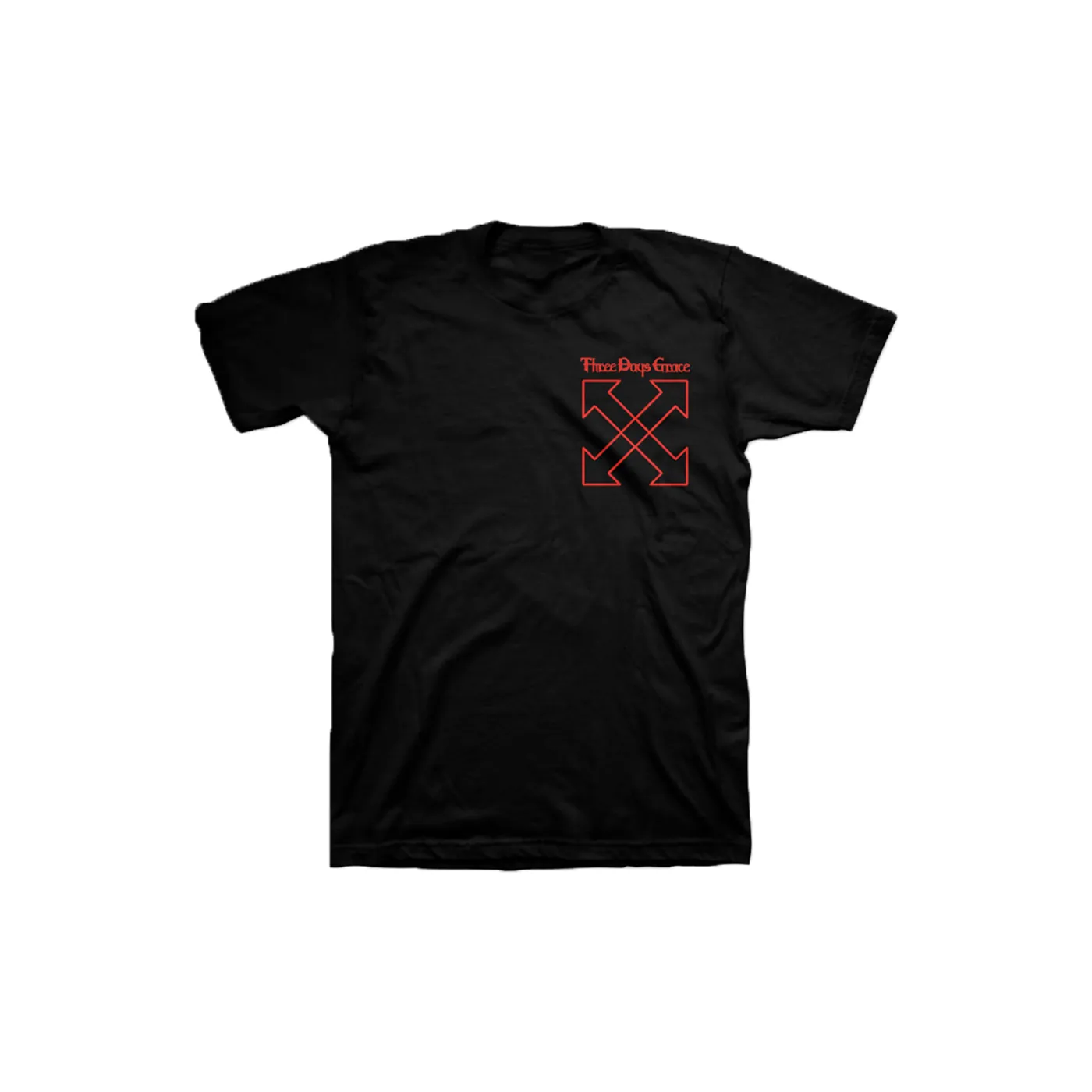 Three Days Grace EXPLOSIONS Arrow Dateback Tee