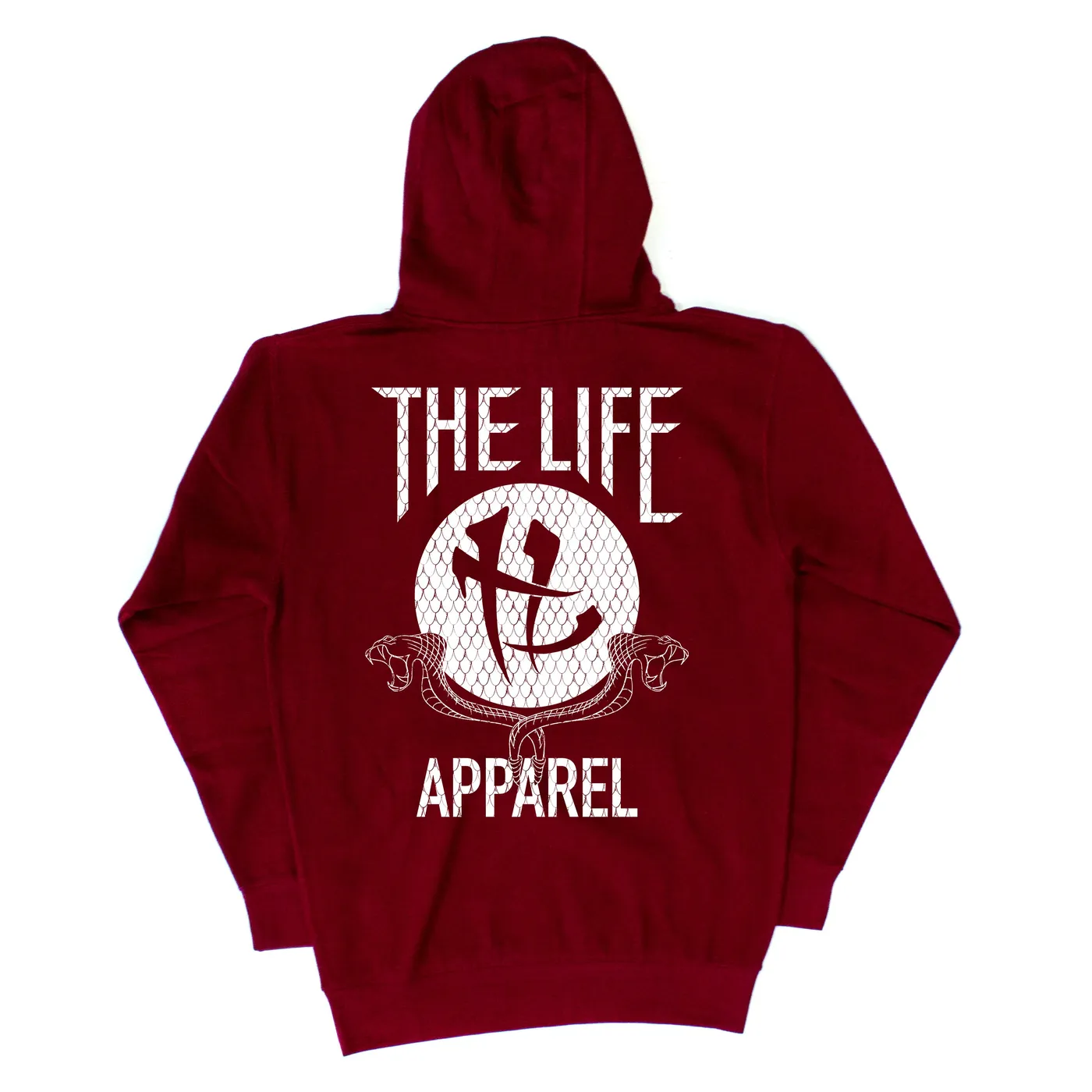 Krayzie Bone TL Snake "Burgundy" Hoodie