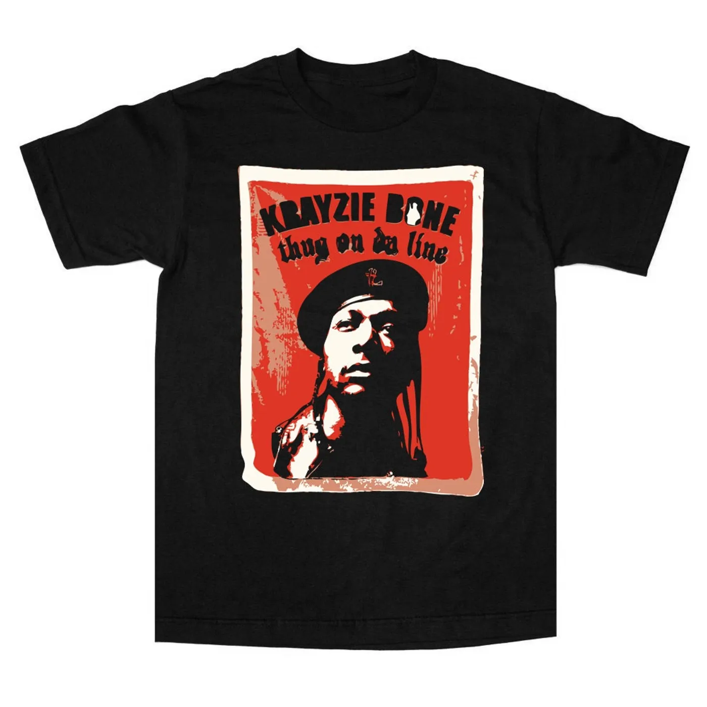 Krayzie Bone Thug on Da Line Tee Black