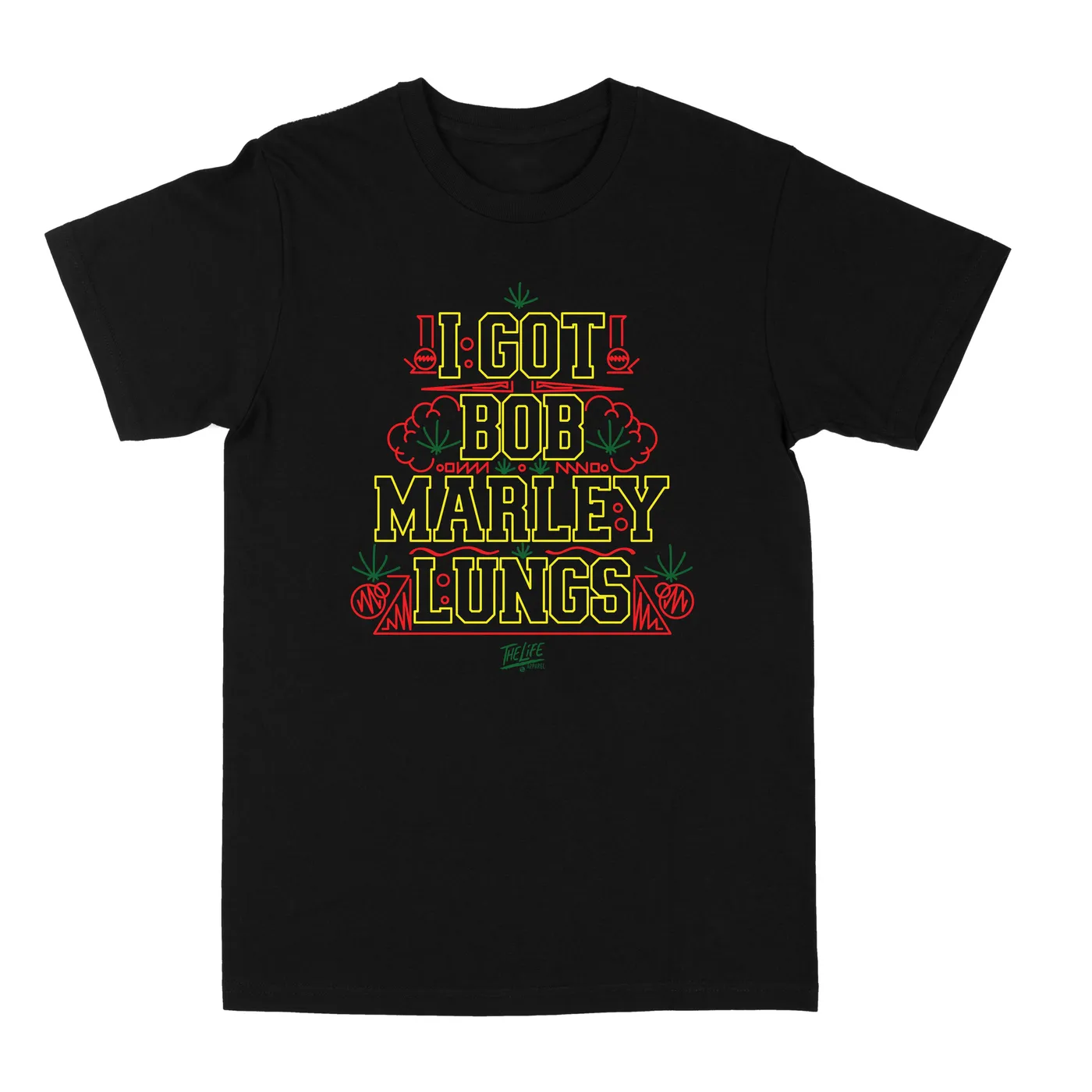 Krayzie Bone Bob Marley Lungs "Black" Tee