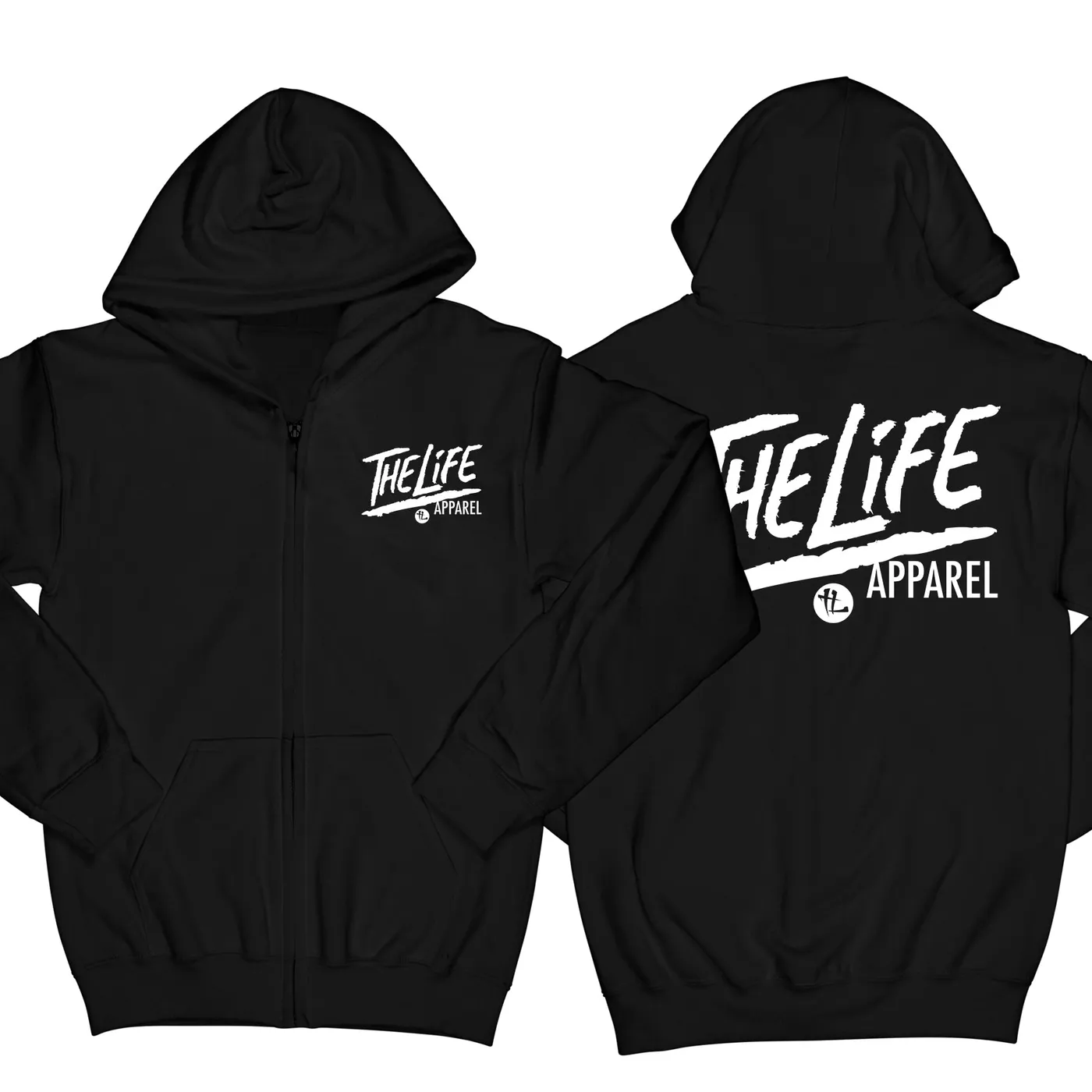 Krayzie Bone The Life Apparel "Black" Zip Up Hoodie